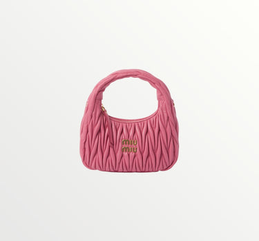 Miu Miu Wander Matelasse Nappa Leather hobo mini-bag