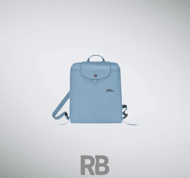 long champ le pilage blue backpack