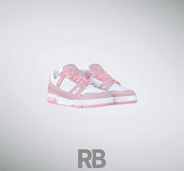 LV TRAINER SNEAKER ROSE