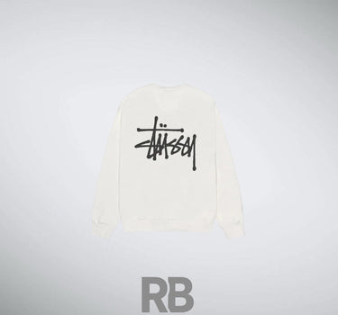 stussy white sweater