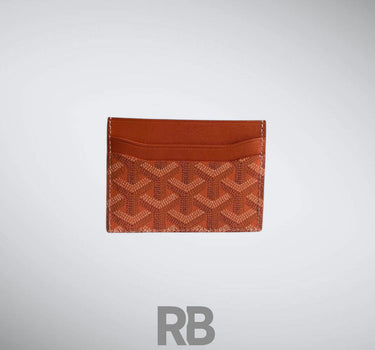 goyard saint sulpice orange cardholder