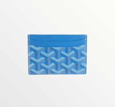 goyard saint sulpice light blue cardholder