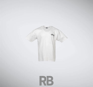 stussy dice white t-shirt