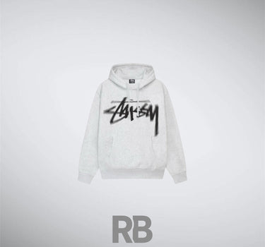stussy grey dizzy hoodie