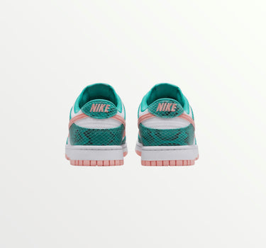 nike dunk low washed teal snakeskin