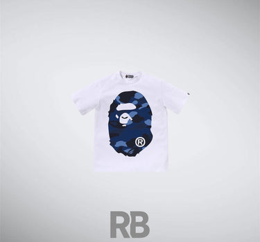KIDS White Bape Blue T-shirt