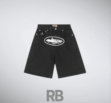 corteiz jeans shorts