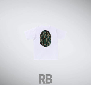 bape double side white