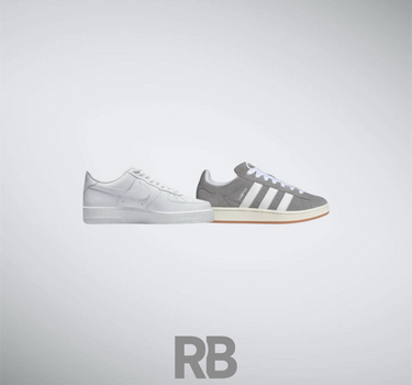 nike air force white x campus grey gum bundle