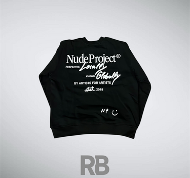 nude project black sweater