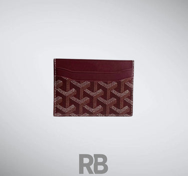 goyard saint sulpice burgandy cardholder