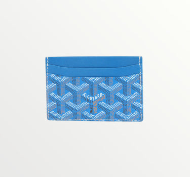 goyard saint sulpice light blue cardholder