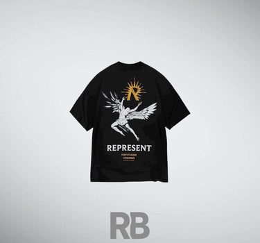 represent black t-shirt