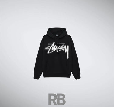 stussy dizzy black hoodie