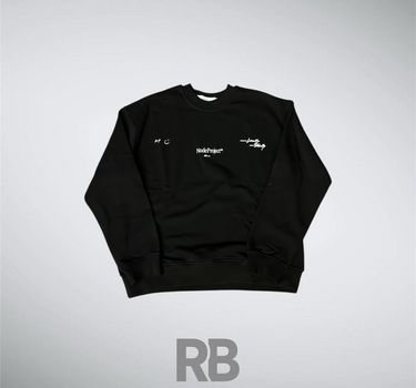 nude project black sweater