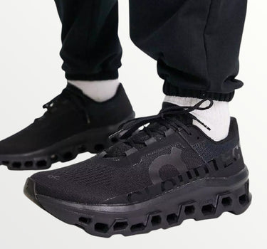 on cloud monster black sneaker