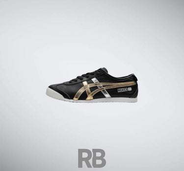 Onitsuka black gold silver