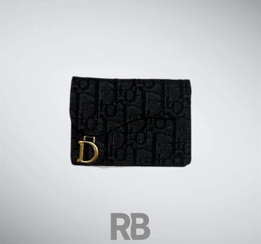 Dior Saddle Black Cardholder