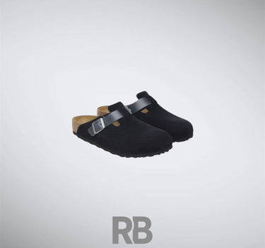 birkin stock clogs black