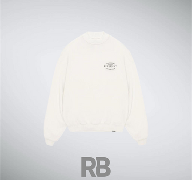 represent white sweater