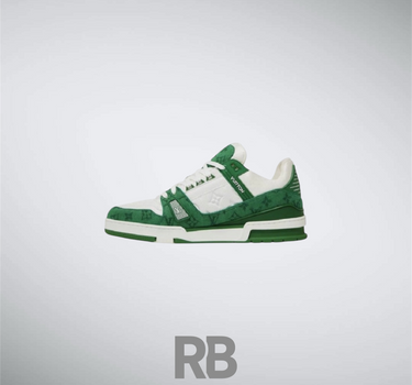 LV TRAINER MONOGRAM SNEAKER GREEN