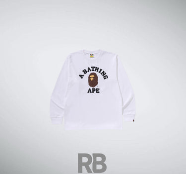 bape white sweater