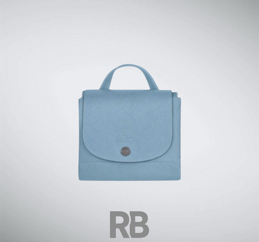 long champ le pilage blue backpack