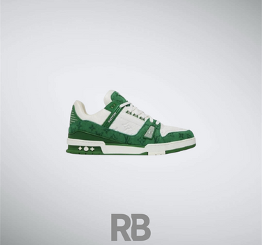 LV TRAINER MONOGRAM SNEAKER GREEN