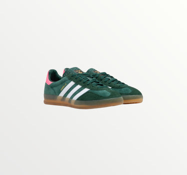 adidas gazelle indoor collegiate green lucid pink
