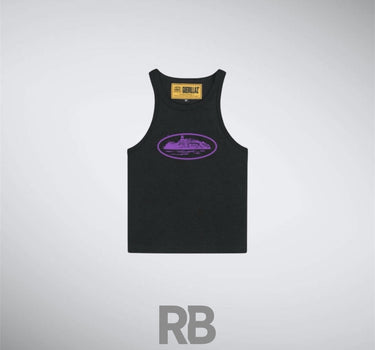 corteiz purple tank top