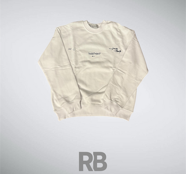 nude project white sweater