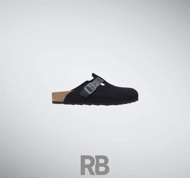 birkin stock clogs black