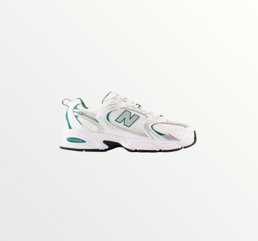 new balance 530 white silver green