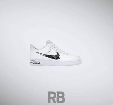 nike air force 1 low sketch white black
