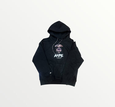 aape black hoodie