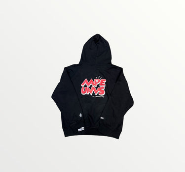 aape unvs black hoodie